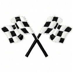 Racing Embroidery Design 5